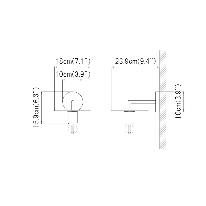 Aeris Wall Light (D) - LUVIA LIGHTING