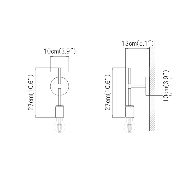 Aeris Wall Light (E) - LUVIA LIGHTING