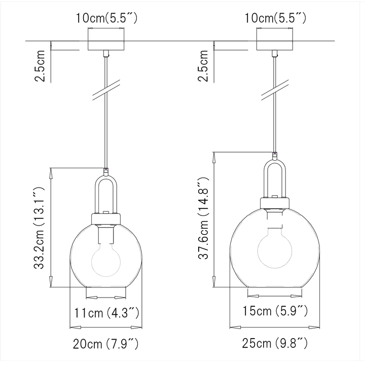 Andon Pendant Light - LUVIA LIGHTING