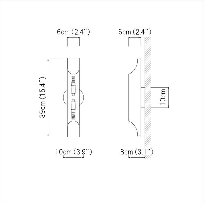 Corno Wall Light - LUVIA LIGHTING