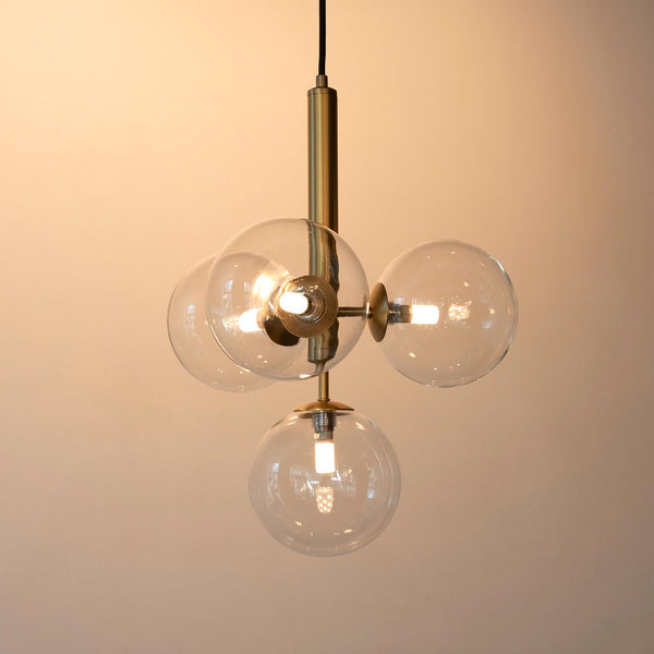 Quartet Pendant Light [Clear] - LUVIA LIGHTING