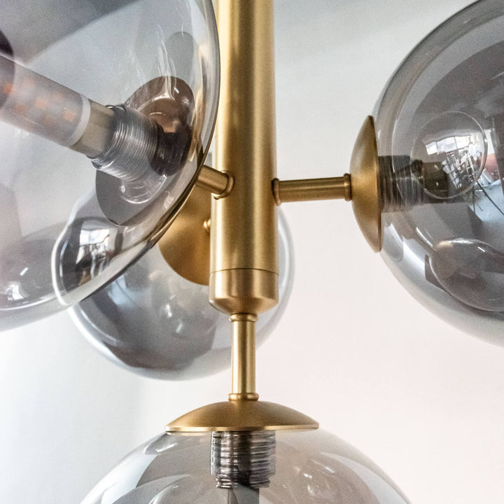 Quartet Pendant Light [Smoke] - LUVIA LIGHTING
