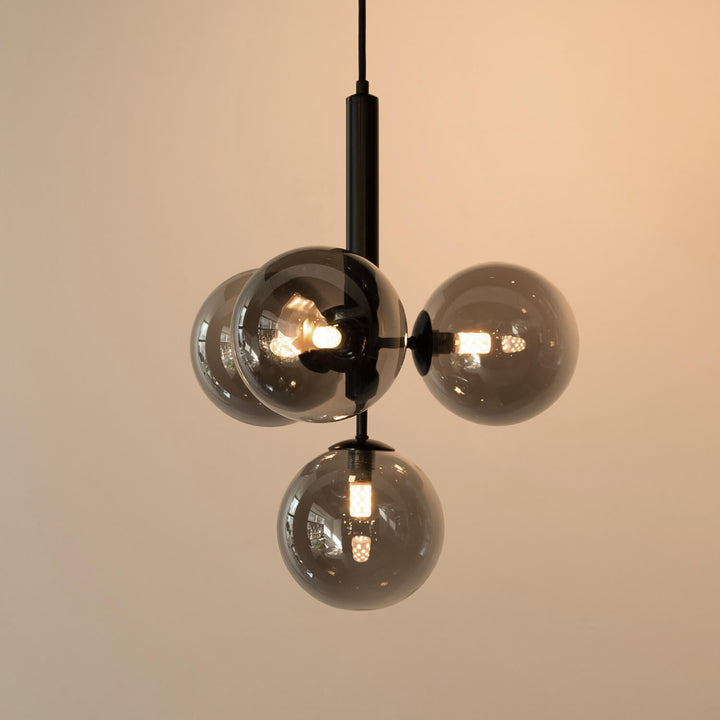 Quartet Pendant Light [Smoke] - LUVIA LIGHTING