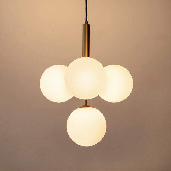 Quartet Pendant Light [White] - LUVIA LIGHTING