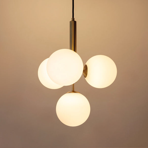 Quartet Pendant Light [White] - LUVIA LIGHTING