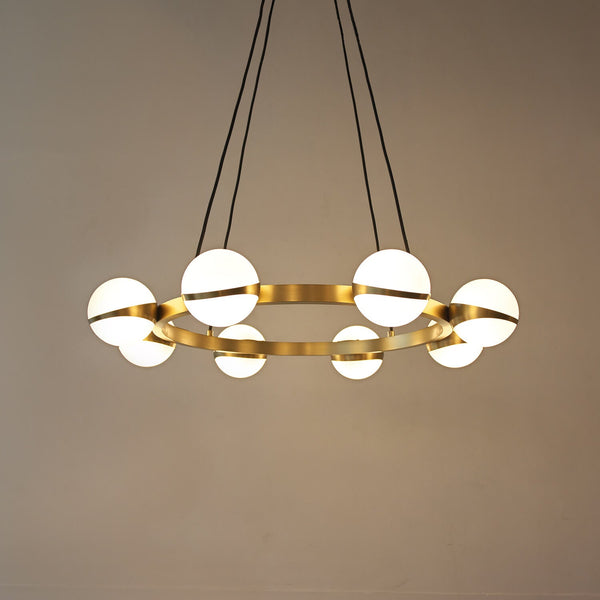 Seraph Pendant Light Round [8heads] - LUVIA LIGHTING
